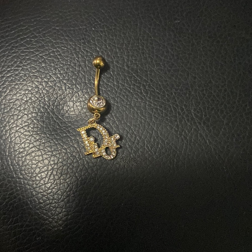 Gold Plated Stainless Steel Naval Piercing